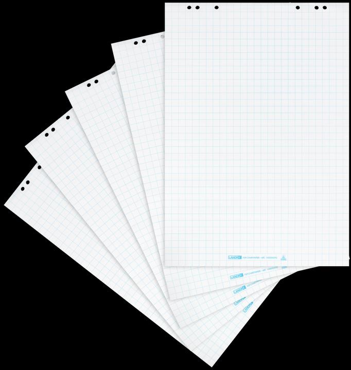 Produktbild Landré Flipchartblöcke kariert 25mm 10050592 20 Blatt, 80g 680x990mm