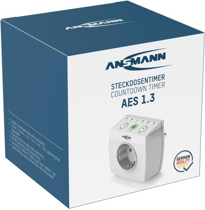Produktbild Ansmann 1260-0010 Countdown Timer digital 3680 W IP20 Countdown-Funktion
