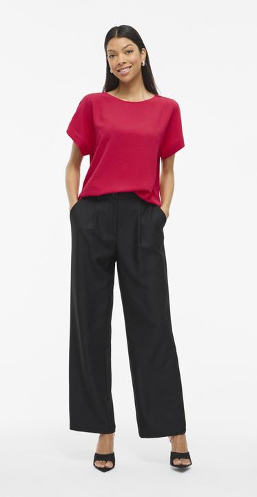 Produktbild Vila Rundhals Oberteil mit kurzen Ärmeln (40)