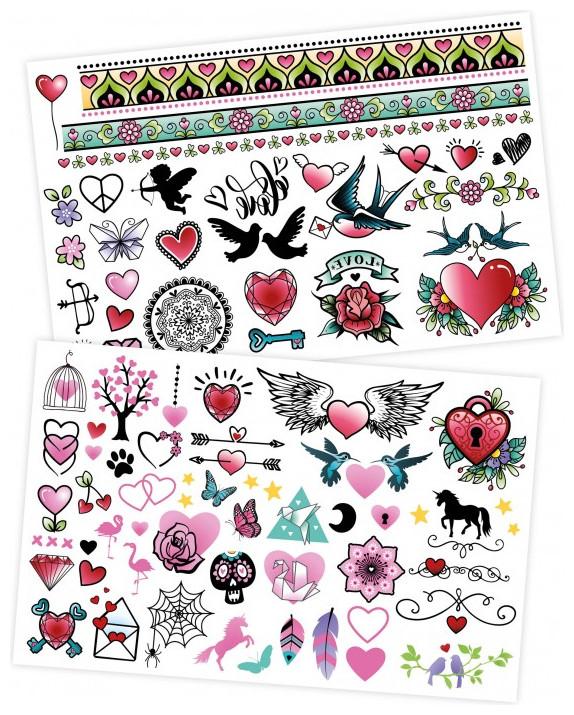 Image du produit Buki France TA003 Be Teens Fun Set of 75 Washable Tattoos - Collection II for Ages 8+ (en anglais)