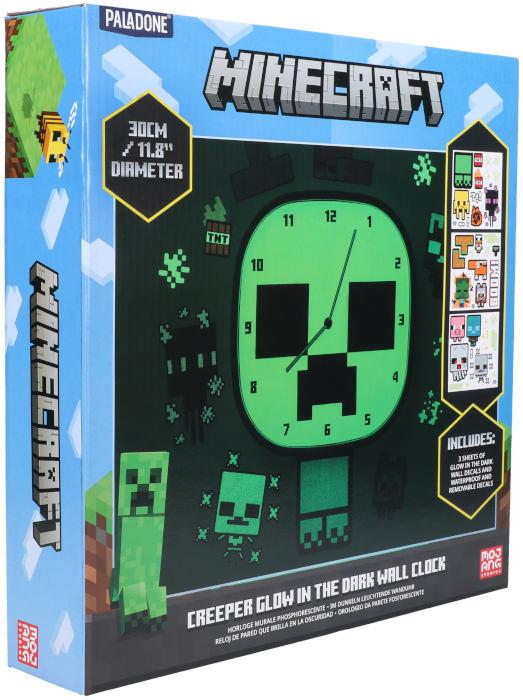 Paladone Products Paladone Orologio Minecraft Creeper Glow