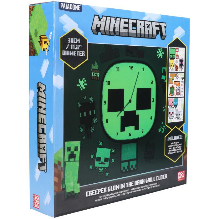 Paladone Products, Sveglia, Paladone Orologio Minecraft Creeper Glow