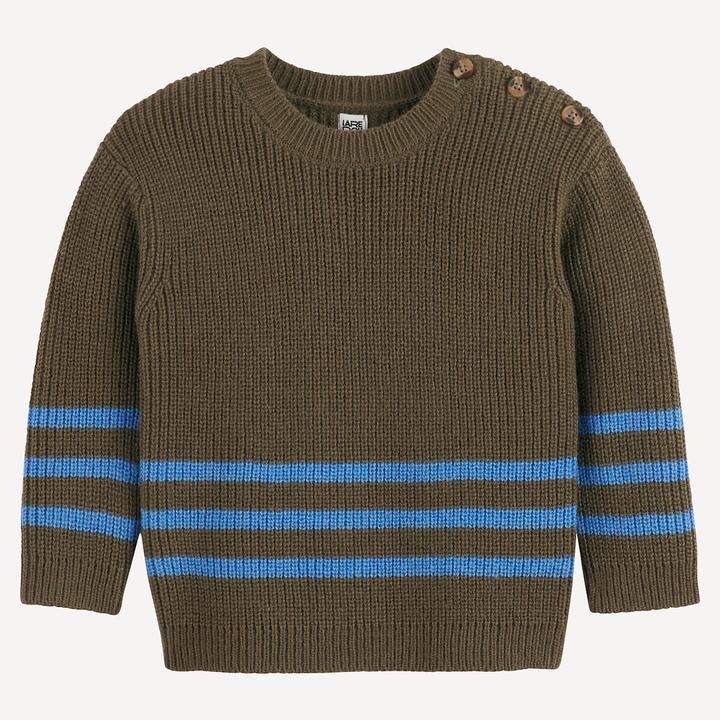 Immagine prodotto La Redoute Collections Grobstrickpullover mit rundem Ausschnitt (98)