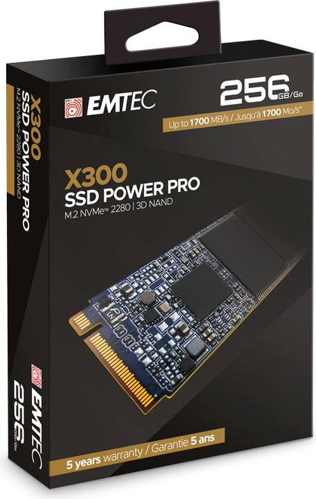 Image du produit Emtec Power Pro X300 (256 Go, M.2 2280)