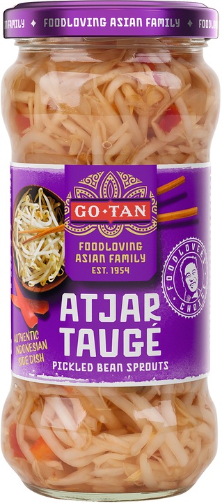 Actual product image Go-Tan Atjar Taugé - Mung Bean Salad 340g (520 g)