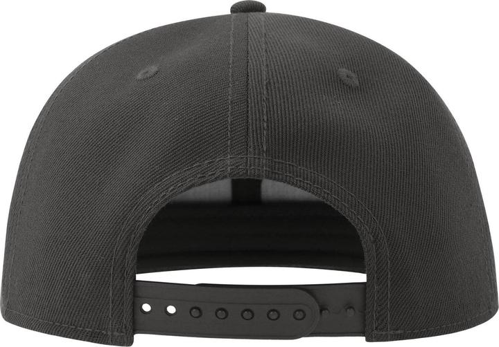 Actual product image Atlantis Unisex Adult 6 Panel Sustainable Flat Peak Baseball Cap (One size)