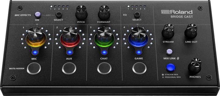 Actual product image Roland Bridge Cast Dual Bus Gaming Mixer (USB, 3.5mm jack)