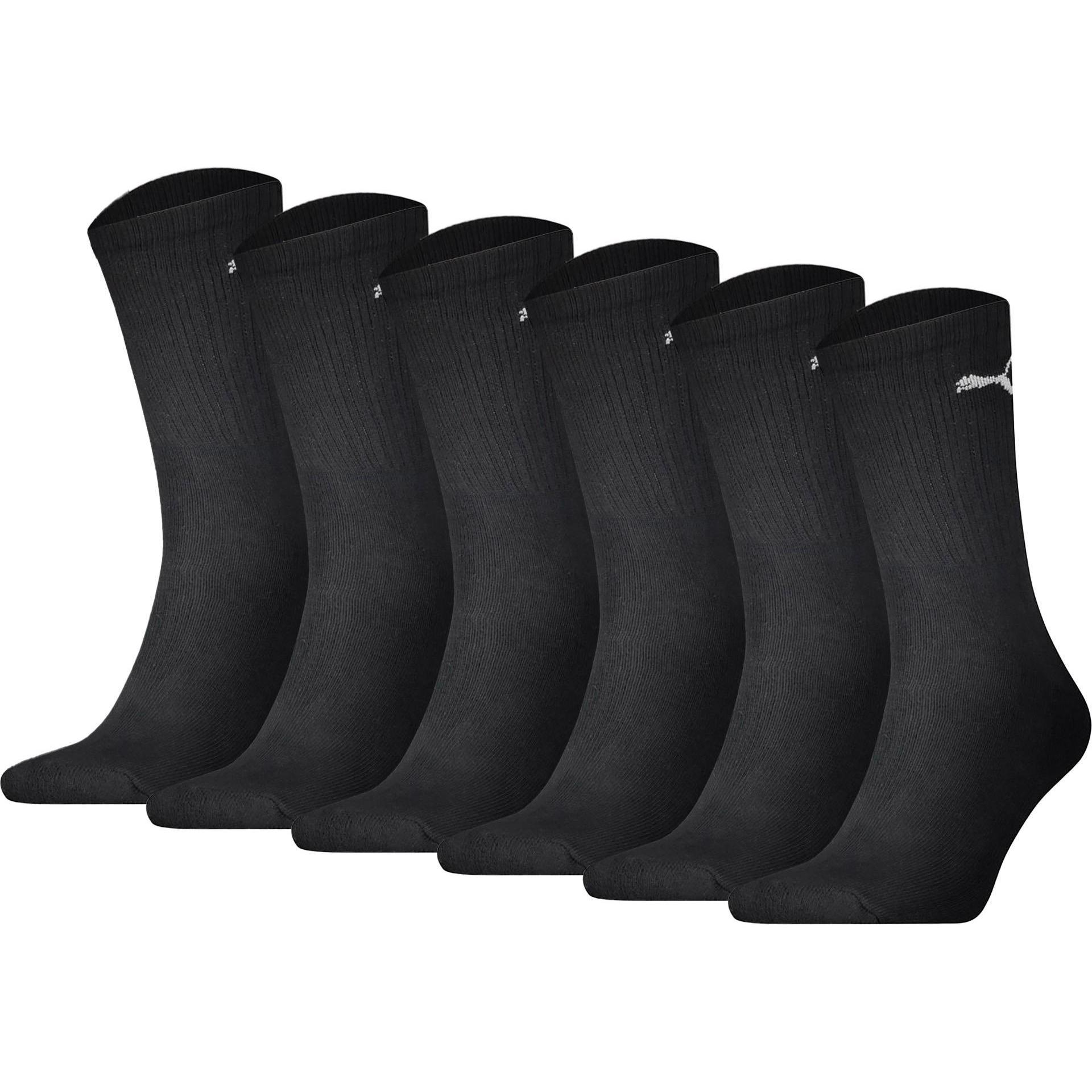 Puma, Unisex, Socken, Socken Sportlich Stretch, Schwarz, (35 - 38)