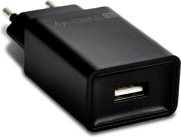 Produktbild Techly USB-A Wandladegerät 5V 2.4A für Smartphone oder Tablet (12 W)