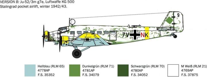 Produktbild 1:72 Ju-52/3m