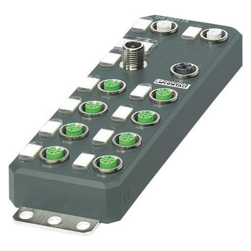 Phoenix Contact Dispositivo I/O Decentralizzato Phoenix Do4 2A M12 6P Axl E Pn Di8, Cavo + Spina Elettrica