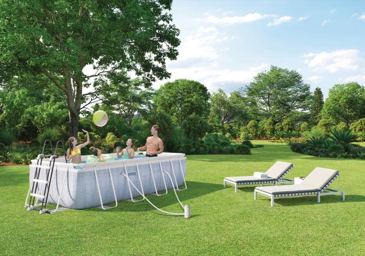 Produktbild Intex Chevron Prisma Pool 400x200x100 cm, mit Pumpe (400 x 200 x 100 cm)