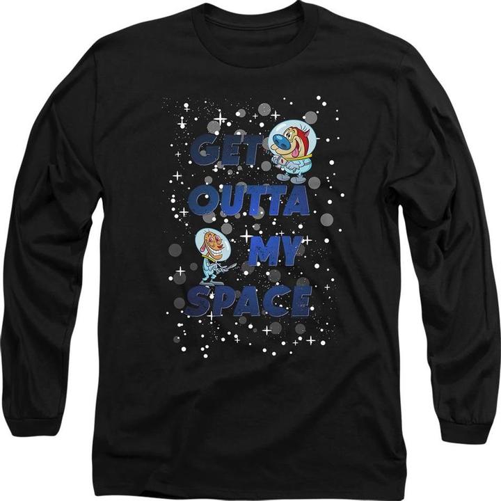 Immagine prodotto Ren & Stimpy Get Outta My Space Maglietta Adulto Unisex (L)