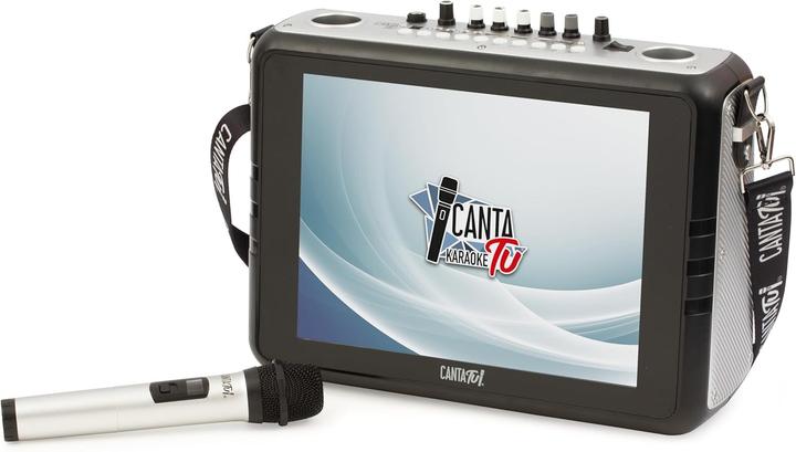 Produktbild Canta Tu Drahtloses Karaoke-System mit Touchscreen, Mikrofon und tragbarer Akku