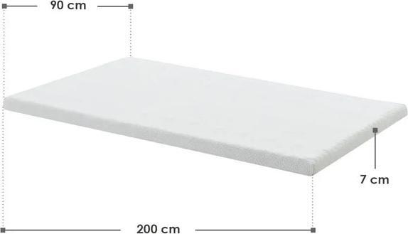 Produktbild Juskys Topper Memoryschaum (90 x 200 cm)