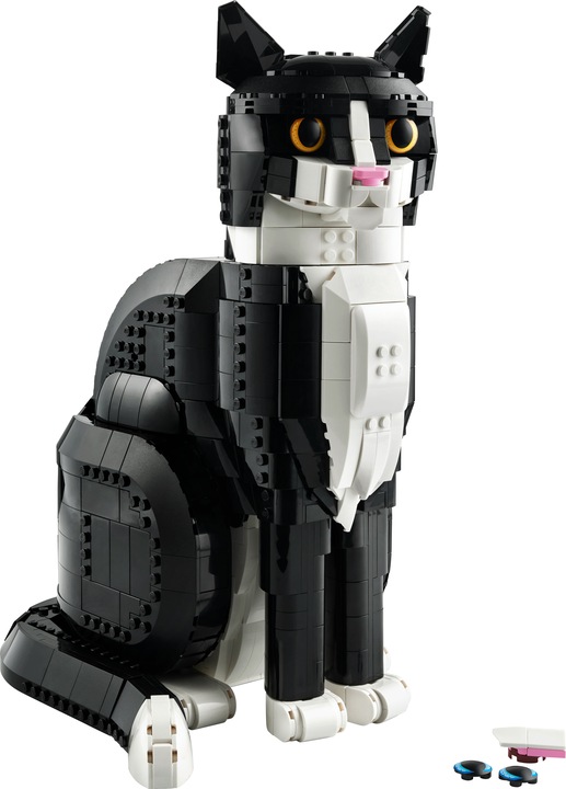 Produktbild LEGO Schwarz-weisse Katze (21349, LEGO Ideas, LEGO Seltene Sets)