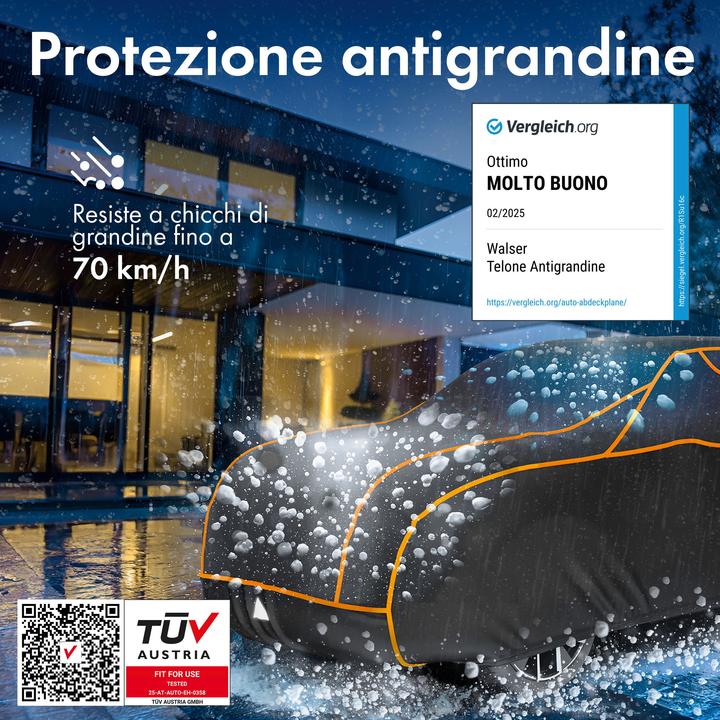 Actual product image Walser Car hail protection tarpaulin waterproof Car tarpaulin Perma Protect size 2 black