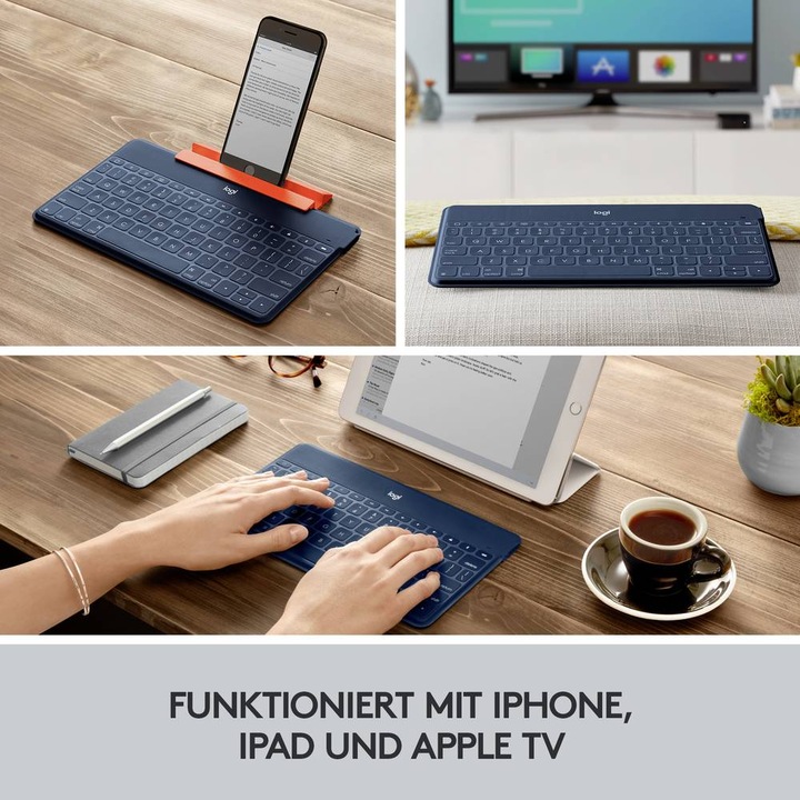 Actual product image Logitech Keys-To-Go (DE, iPad, iPhone, Apple TV)