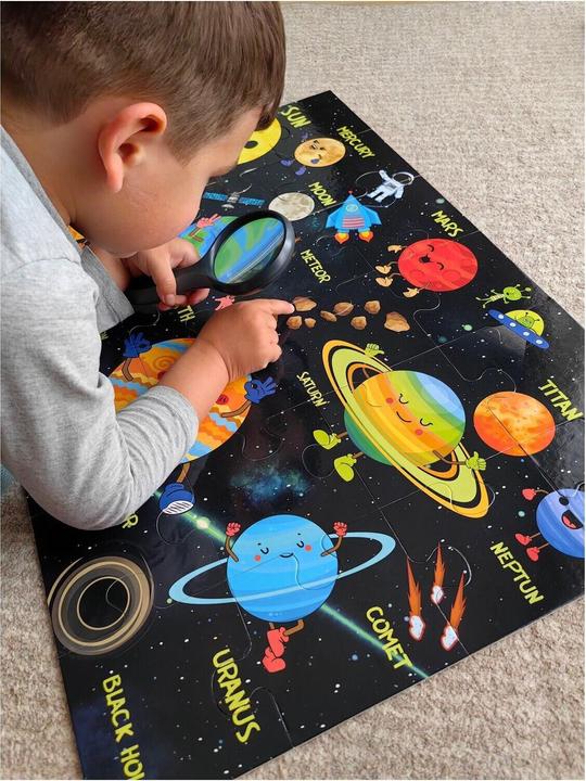 Image du produit DoerKids Système solaire puzzle de sol géant (24 pièces)