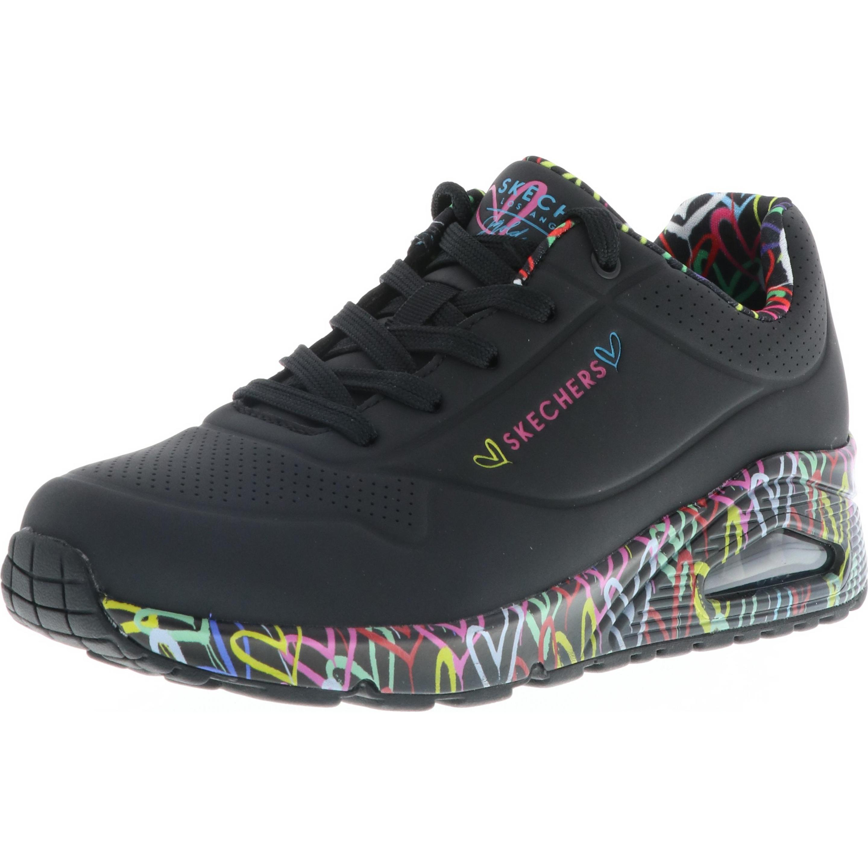 Skechers, Damen, Sneaker, Sneaker, Schwarz, (39)