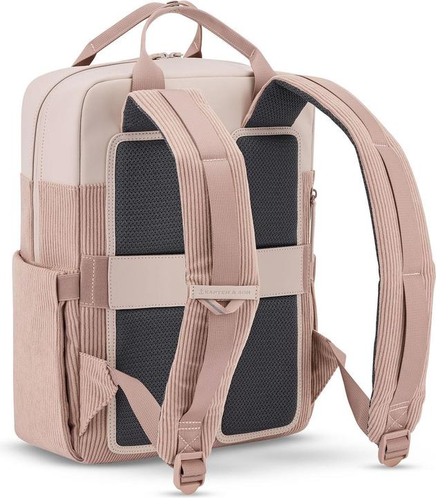 Image du produit Kapten & Son Laptoprugzak / Rugtas / Schooltas 15 Inch Vegan Bergen Pro Cord Dusty Roze (15 l)