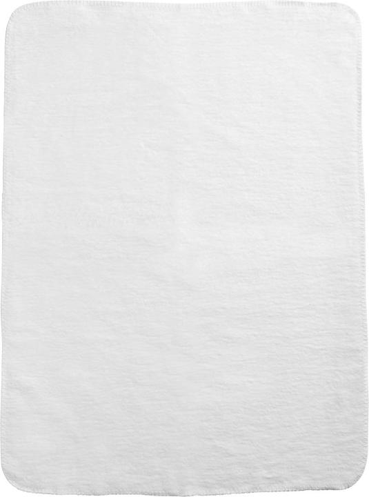Actual product image Meyco Baby blanket woven plain - white - 75x100cm (75 x 100 cm)