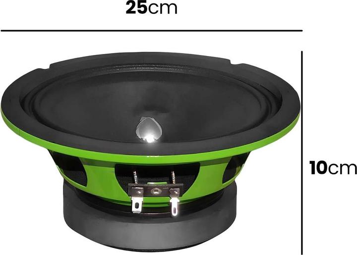 Produktbild Avizar Auto-Lautsprecher 10″ 450 W 95 dB (450 W)