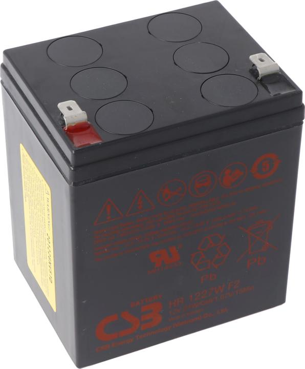 CSB HR1227WF2 12 Volt AGM Bleiakku 2,25Ah 27Wh 90x70x106mm Faston 6,3mm Hochstromfest (12V)