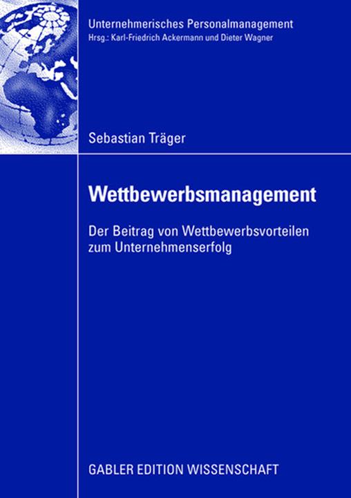Produktbild Wettbewerbsmanagement (Deutsch, Sebastian Träger, 2008)