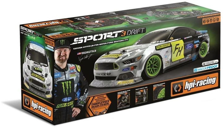 Immagine prodotto HPI VGJR Ford Mustang RC Model Car elettrico modello stradale RtR GHz (RTR pronto all'uso)