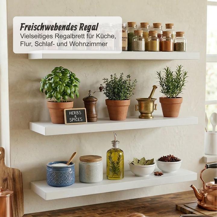 Actual product image Relaxdays 3x wall shelf (100 x 23 x 4 cm)