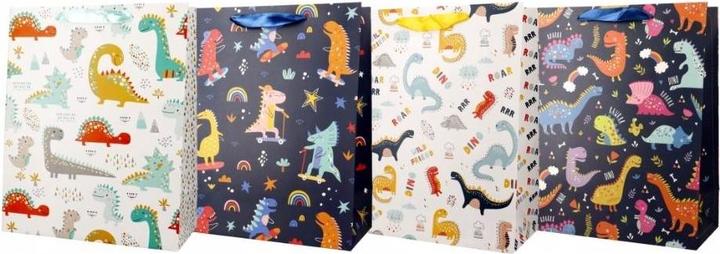 Image du produit Incood Geschenktüte 18x23 Dinosaurier-Mix (Pochette cadeau, 1 x)