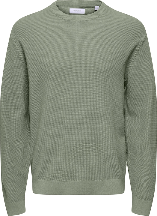 Only & Sons Onstony Ds 12 Ls Waffle Crew Knit Noos