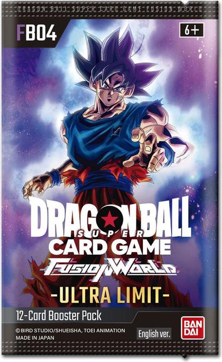 Dragon Ball Fusion World 04 Booster FB04 EN (Englisch, Booster Pack)