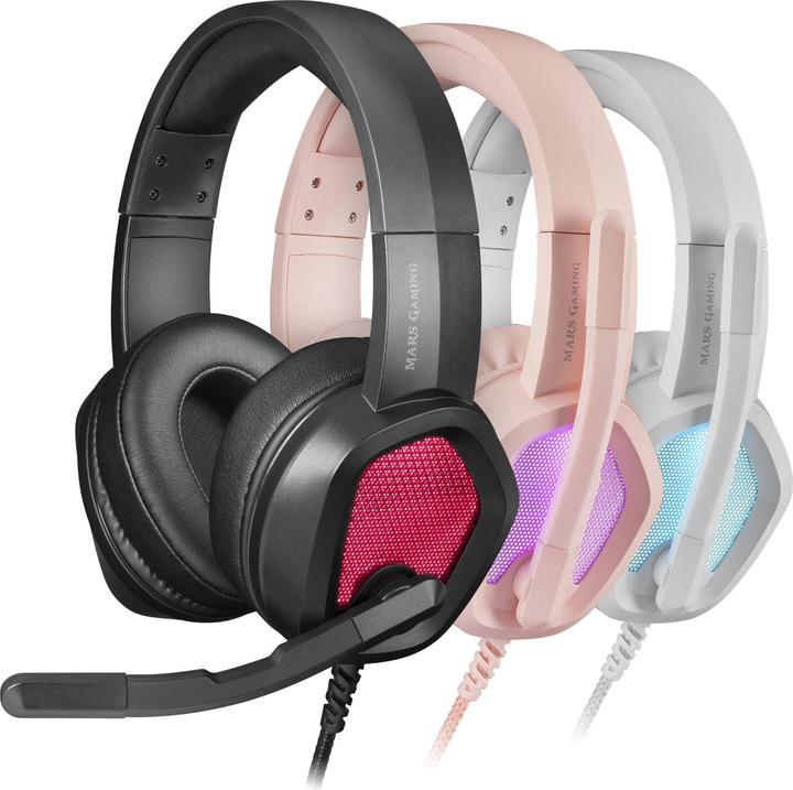 Productafbeelding Mars Gaming Casque Micro Gamer Mh320 RGB (Noir) (Bedraad)