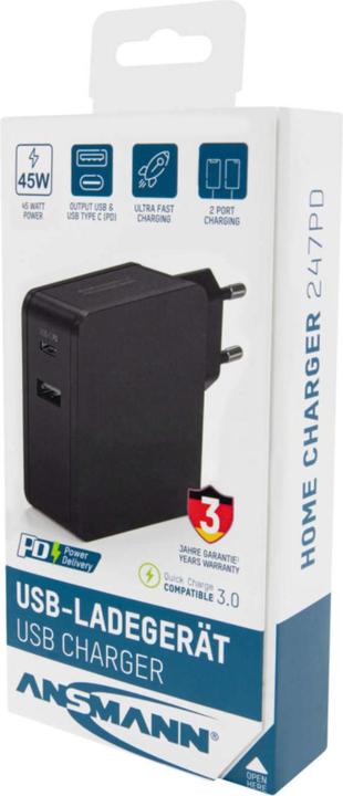 Produktbild Ansmann Home Charger (45 W, 2 Ports)
