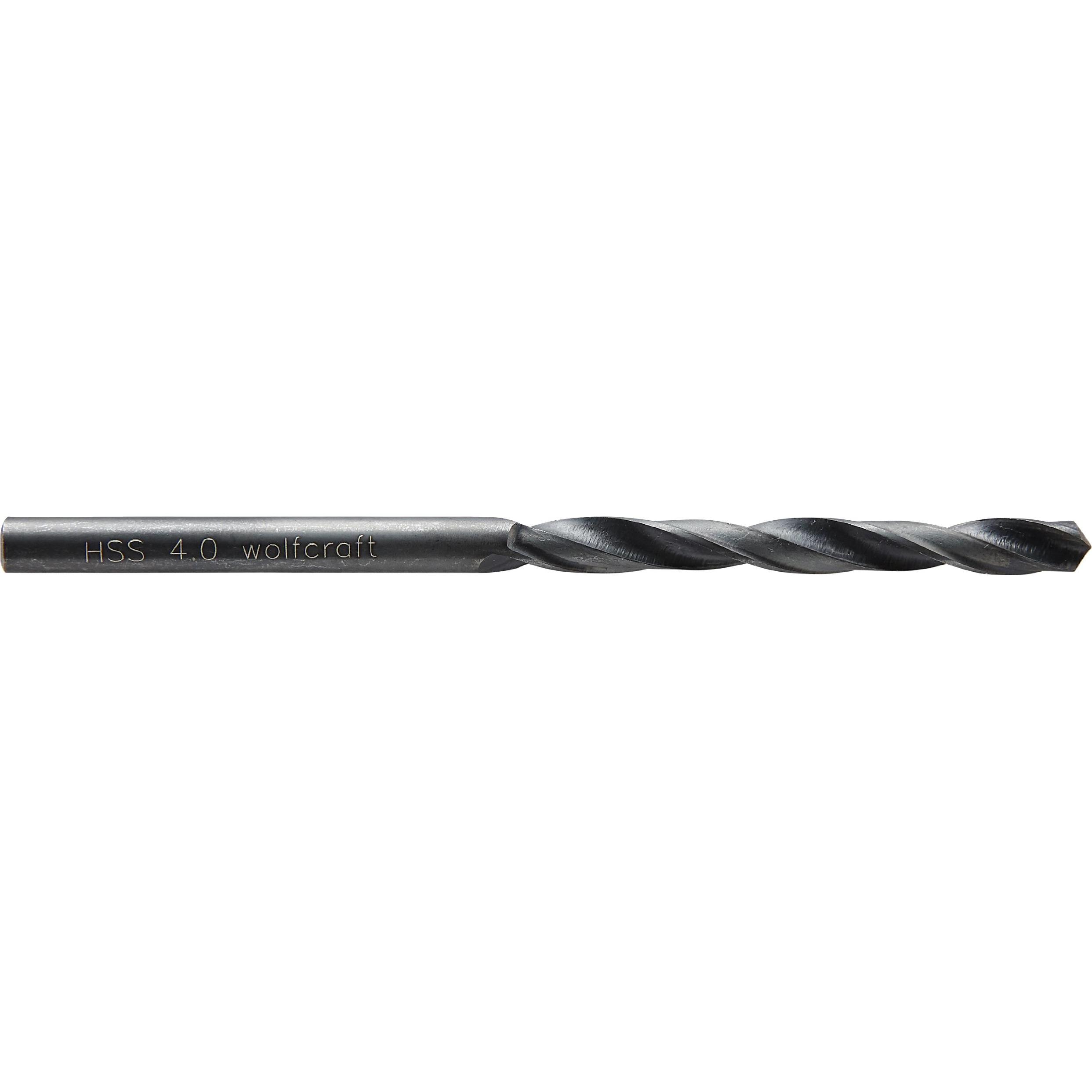 wolfcraft, Bohrereinsatz, 1 Metallbohrer (4 Millimeter)