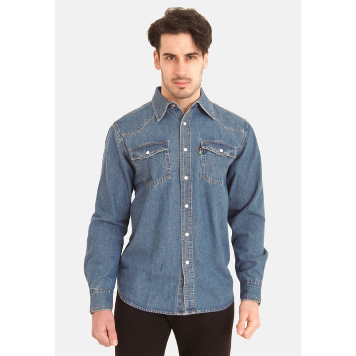 Immagine prodotto DUKE Camicia Western Denim (L)