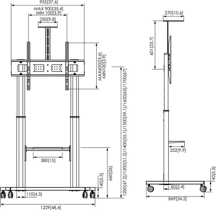 Produktbild Vogels ESSENTIAL T1041 B