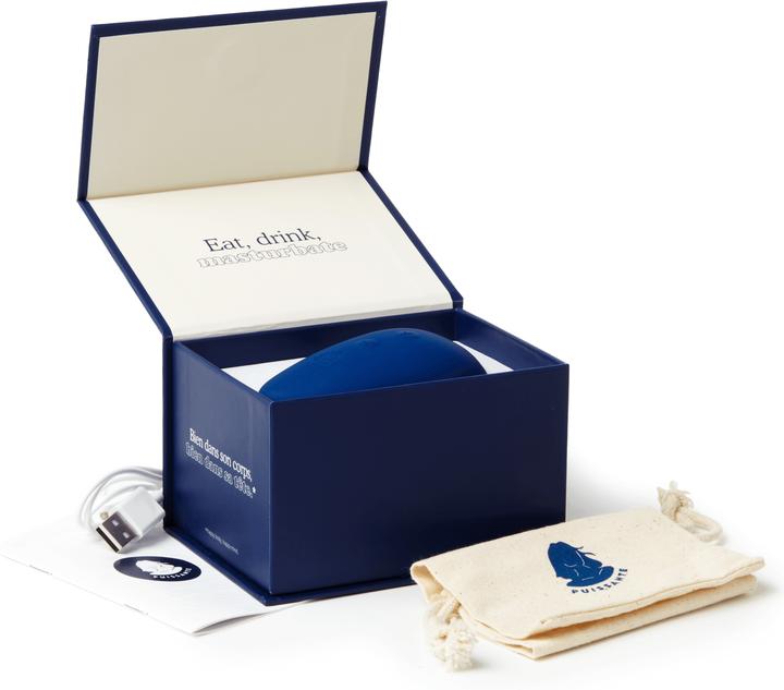Actual product image Puissante Mini Coco Air Pressure Vibrator - Blue