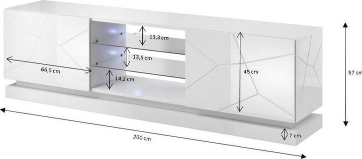 Actual product image Cama Qiu 200 (200 x 42 x 57 cm)