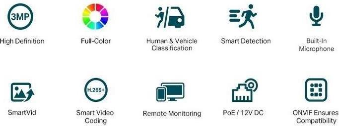 Actual product image TP-Link VIGI C430(2.8MM) - (2304 x 1296 Pixels)