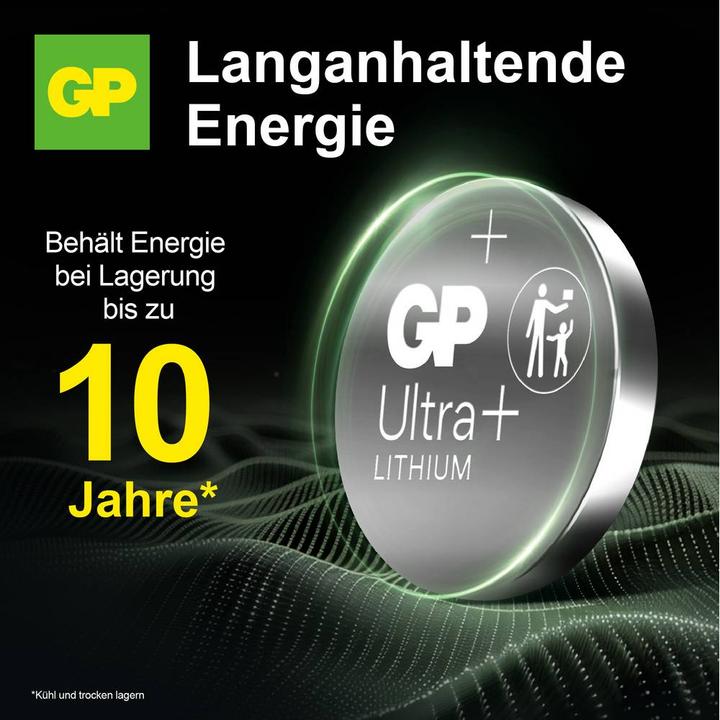 Productafbeelding GP Batteries GP knoopcel CR 2032 3 V 10 st. 240 mAh Li-MnO2 GP Ultra Plus batterij Lithium (10 Pcs., CR2032, 240 mAh)