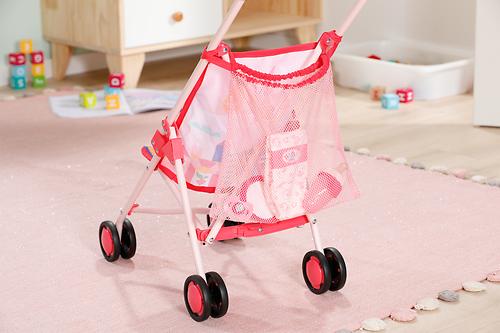 Actual product image Zapf Creation BABY born Kinderwagen mit Tasche Pink