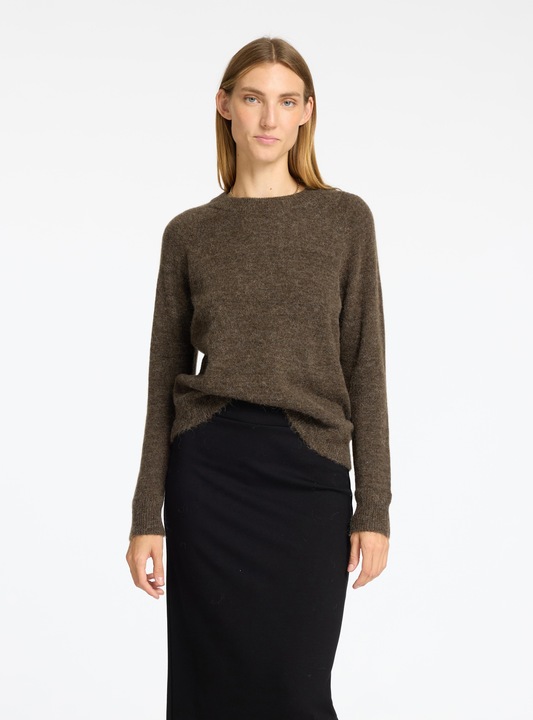 Image du produit Selected Femme Pull en laine à col ras du cou (XS)
