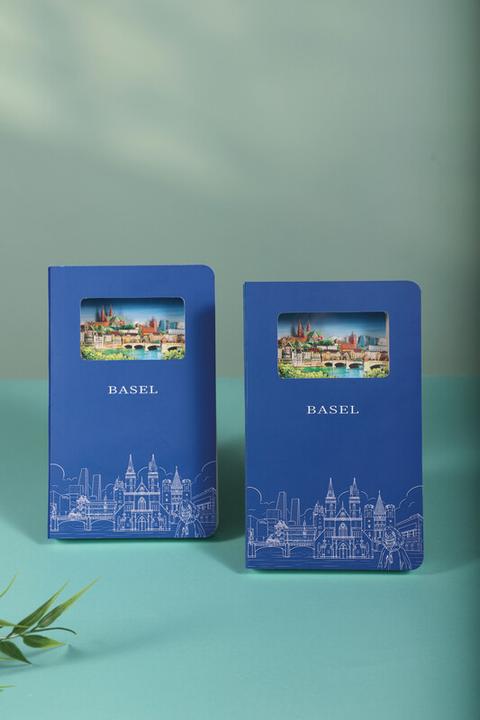 Image du produit Carnet 3D (A6, À rayures, Couverture rigide)