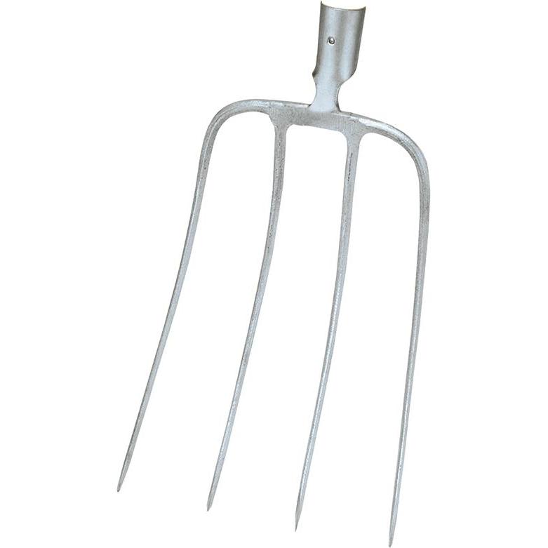 Idealspaten, Gartenhandwerkzeug, Dunggabel 4 Zinken, ohne Stiel