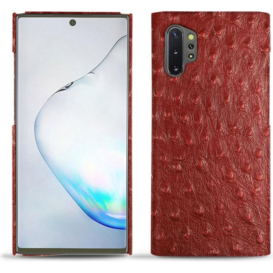 Noreve Lederschutzhülle (Samsung Galaxy Note 10+), Smartphone Hülle, Rot