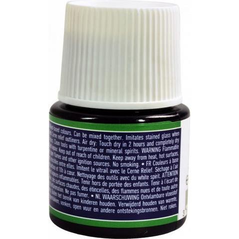 Thumbnail - Pebeo, Künstlerfarbe + Bastelfarbe, Vitrail Transparentfarben (Dunkelblau, 45 ml)