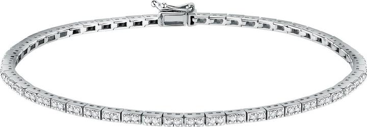 Live Diamond Armband (18 cm, Recycelt, 375er Weissgold)